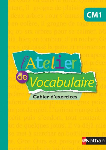 Atelier de Vocabulaire CM1 - 9782091228204